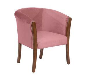 Sitial velvet 1 cuerpo Dortmund rosado
