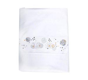 Juego sábanas 1.5 plazas 200 hilos Luna blanco