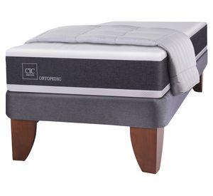Cama Europea 1 Plaza Ortopedic + Plumón Cic