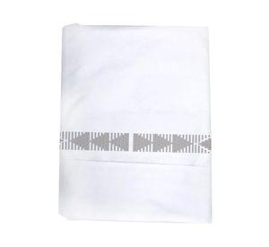 Juego sábanas 1.5 plazas 200 hilos Etnia blanco