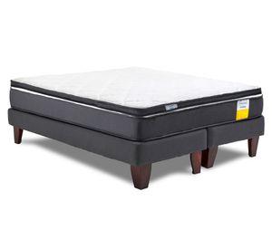 Cama europea funcional King base dividida + topper