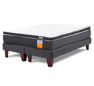 Cama europea funcional King base dividida + topper