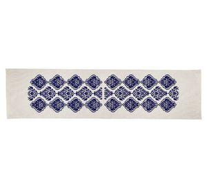 Camino de mesa Arabesque crudo linet 150x36 cm