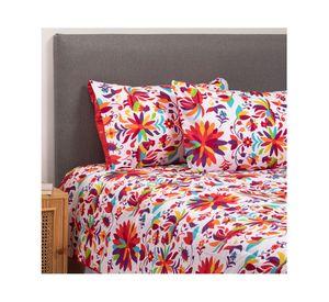Plumón Mexico reversible diseño rojo 1.5 plazas