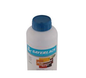 Tinta base agua 1 litro Aqcuacolor roble Sayerlack