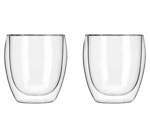 Set 2 Mug 300 ml Borosilicato transparente