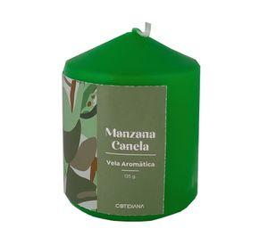 Vela 7 x 5.7 cm Manzana Canela