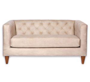 Sofá cuero Brescia beige Latam Home