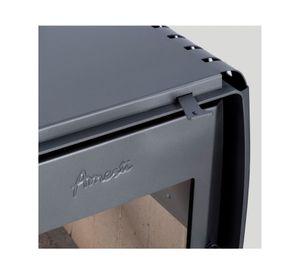 Estufa a leña Nordic 350 gris charcoal