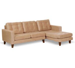 Sofá chaise derecho Nápoles beige Latam Home