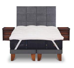 Cama europea king Grand Premium dividida + set Támesis Cic