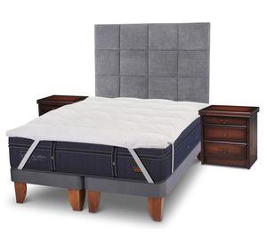 Cama europea king Grand Premium dividida + set Támesis Cic