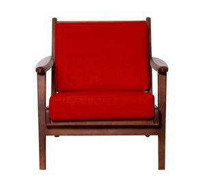 Sitial PU 1 cuerpo Neuss rojo