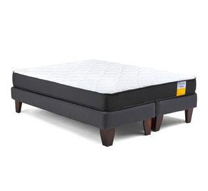 Cama europea  2 plazas x 190 cm + base divididida Drimkip