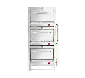 Horno industrial 3 cámaras 30.5 KW Inox GL gris