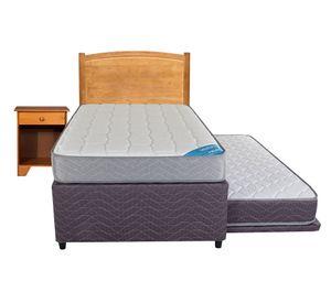 Diván 1.5 plazas Colors dream morado + set Arezzo Flex
