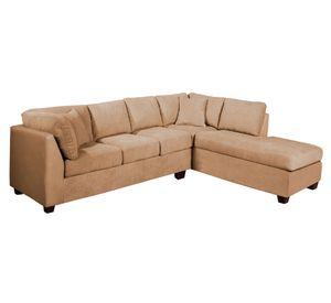 Sofá seccional derecho 5 cuerpos Padua beige