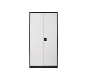 Armario 2 puertas blanco/negro Maletek