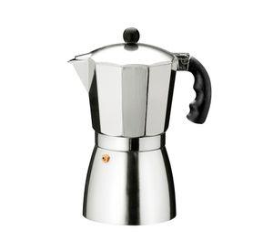 Cafetera express 9 tazas Luna cromado Fantuzzi