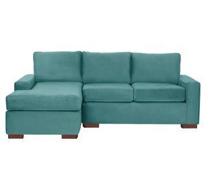 Sofá seccional 3 cuerpos Livorno azul