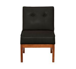 Sitial PU 1 cuerpo Colonia negro