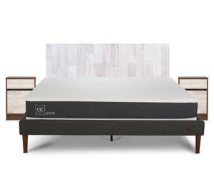 Cama europea curve 2 plazas Ortopedic + Set Legno Cic