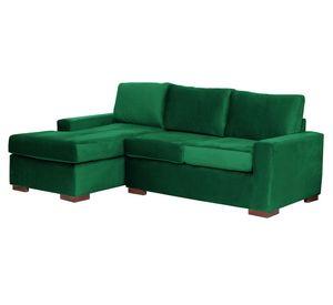 Sofá seccional 3 cuerpos Livorno verde