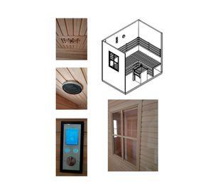 Sauna 4 personas Borga café