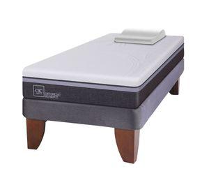 Cama europea 1.5 plazas Ortopedic advance + almohada viscoelástica Cic