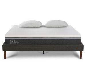 Cama europea curve 2 plazas Ortopedic Advance + almohadas Cic