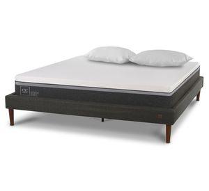 Cama europea curve 2 plazas Ortopedic Advance + almohadas Cic