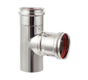 Tee registro acero inoxidable Amesti