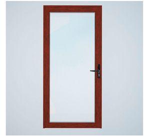 Puerta vidriada 70x200 cm termopanel izquierda madera Mundo Glass