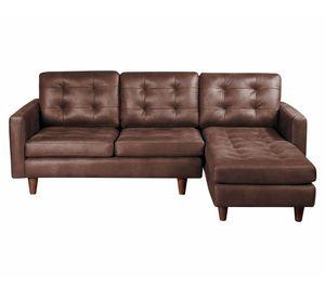 Sofá chaise derecho Nápoles café Latam Home