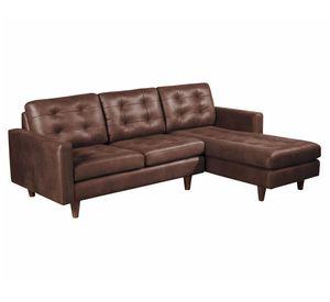 Sofá chaise derecho Nápoles café Latam Home