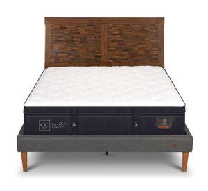 Cama europea 2 plazas Super Premium + respaldo Antique Cic