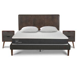 Cama europea curve 2 plazas Ortopedic + set Baker + 2 almohadas Cic