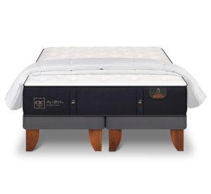 Cama europea 2 plazas Premium base dividida + plumón Cic