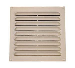 Celosía plana plástico 30x30 cm beige