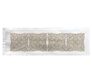 Camino de mesa Versalles blanco velo organza 180x60 cm