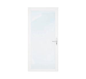 Puerta vidriada 70x200 cm termopanel izquierda blanca Mundo Glass