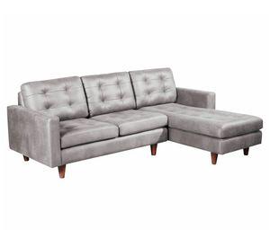 Sofá chaise derecho Nápoles gris Latam Home