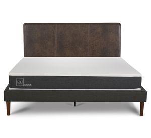 Cama europea curve 2 plazas Ortopedic + respaldo Baker Cic