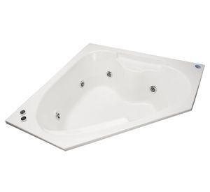 Tina hidromasaje 140x140 cm Noventta blanco Norglas.