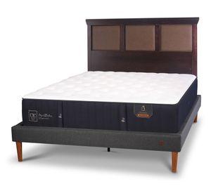 Cama europea curve Premium 2 plazas + respaldo Torino Cic