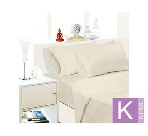 Sábanas king 144 Hilos AHSB-BGK beige