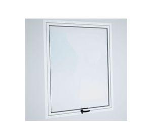 Ventana Aluminio 90x120 cm Termopanel Proyectante Blanca Mundo Glass