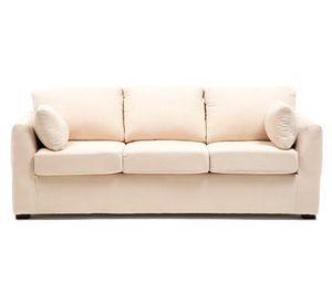 Sofá 3 cuerpos Texas tela beige claro