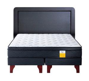 Cama europea 2 plazas Eurotop + respaldo Drimkip