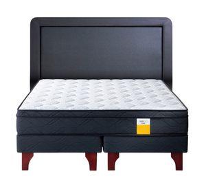 Cama europea King Eurotop + respaldo Drimkip